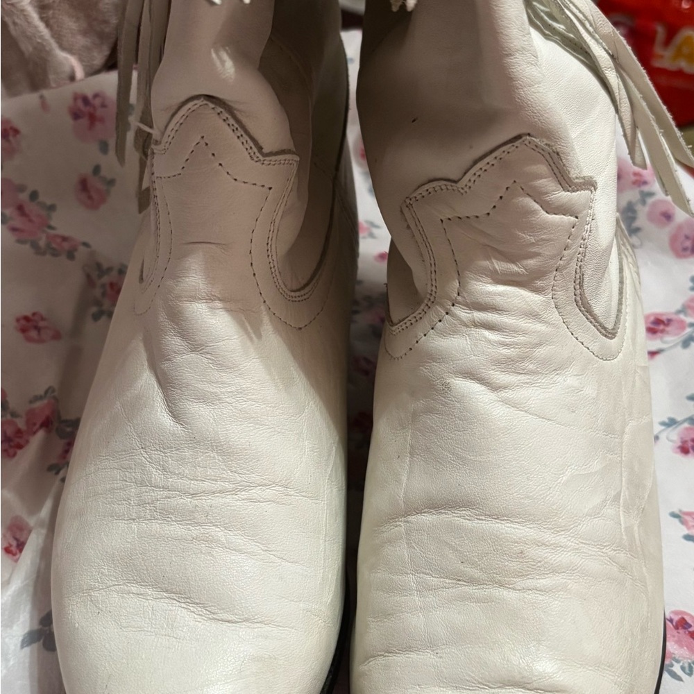 Vintage Acme fringe cowboy western boots - Picture 6 of 7
